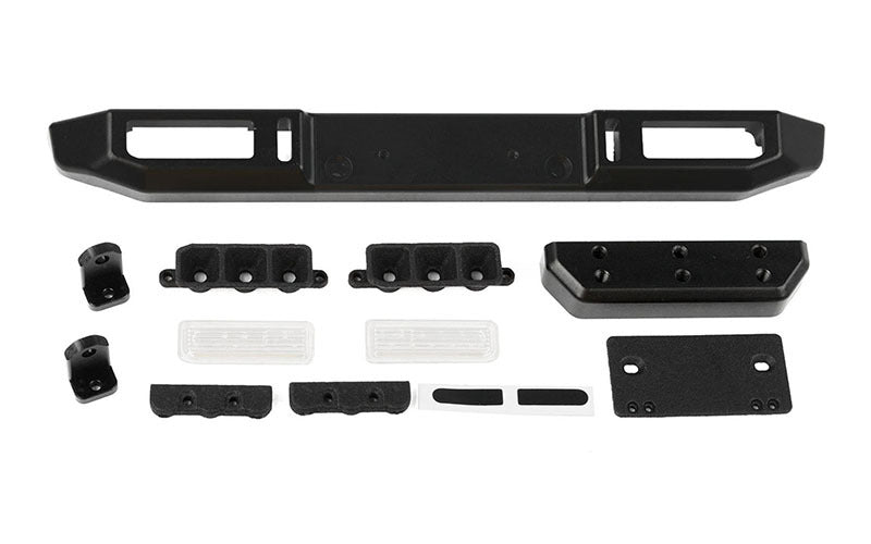 VVV-C1197 Guardian Steel Rear Bumper for MST 4WD Off-Road Car Kit W/ J4 Jimny Body (Style A) RC 4WD