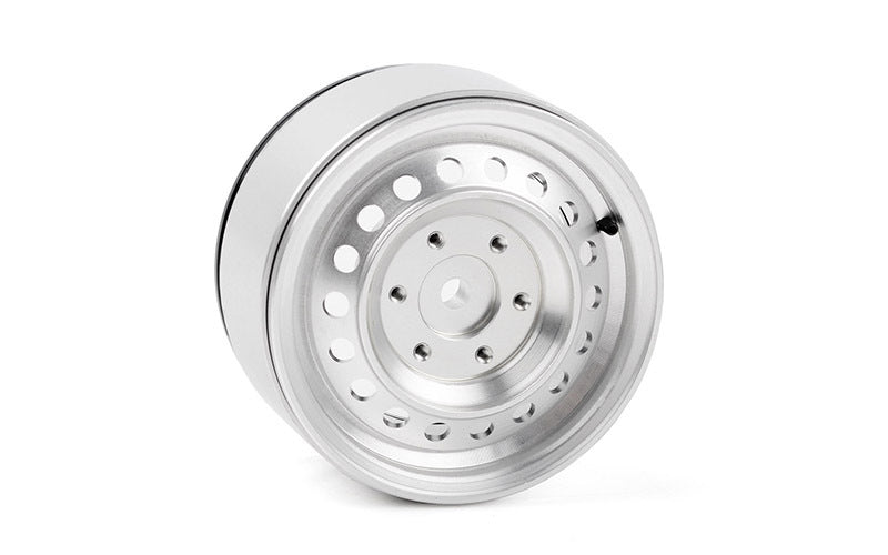 VVV-C1228 Rad 1.9" Aluminum Internal Beadlock Single Wheel (Silver) RC 4WD