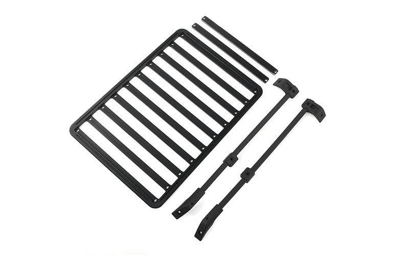 VVV-C1237 Roof Rails and Metal Roof Rack for Traxxas TRX-4 2021 Bronco (Style A) RC 4WD