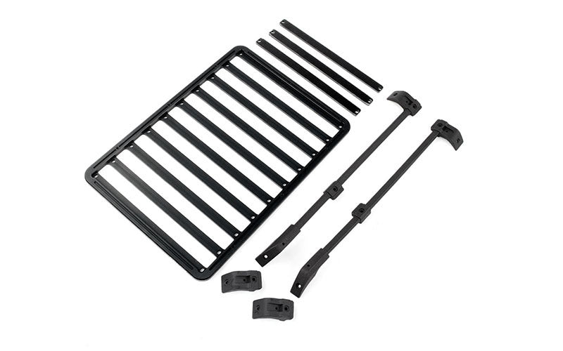 VVV-C1238 Roof Rails and Metal Roof Rack for Traxxas TRX-4 2021 Bronco (Style B) RC 4WD