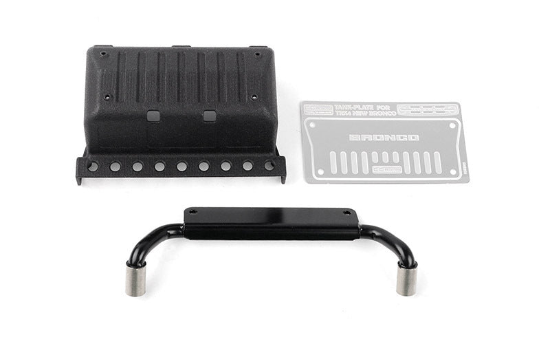 VVV-C1252 Fuel Tank and Exhaust for Traxxas TRX-4 2021 Bronco RC 4WD