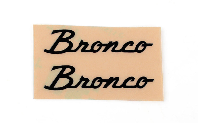 VVV-C1267 Side Metal Emblem for Axial SCX10 III Early Ford Bronco (Black) RC 4WD
