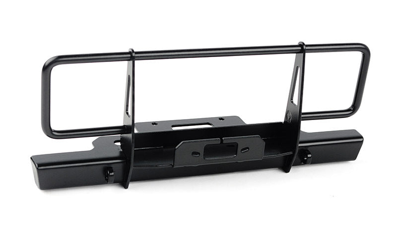 VVV-C1293 Oxer Steel Front Winch Bumper for Axial SCX10 III Early Ford Bronco (Black) RC 4WD