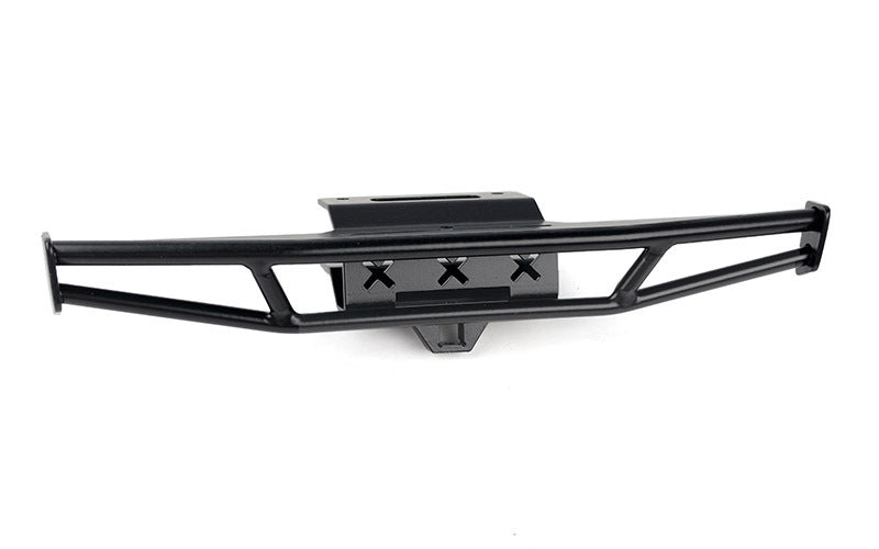 VVV-C1297 Rough Stuff Metal Rear Tube Bumper for Axial SCX10 III Early Ford Bronco (Black) RC 4WD