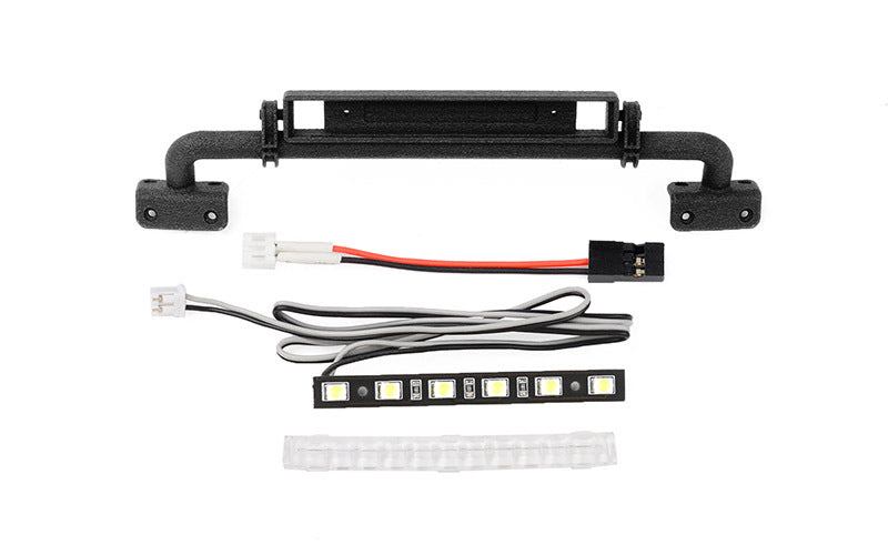 VVV-C1322 Tube Bumper Bar w/Lights for Traxxas TRX-4 2021 Ford Bronco RC 4WD