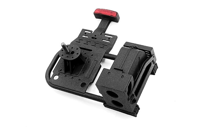 VVV-C1329 Spare Tire Holder w/ Brake Light and Fuel Tank for Traxxas TRX-4 2021 Ford Bronco RC 4WD
