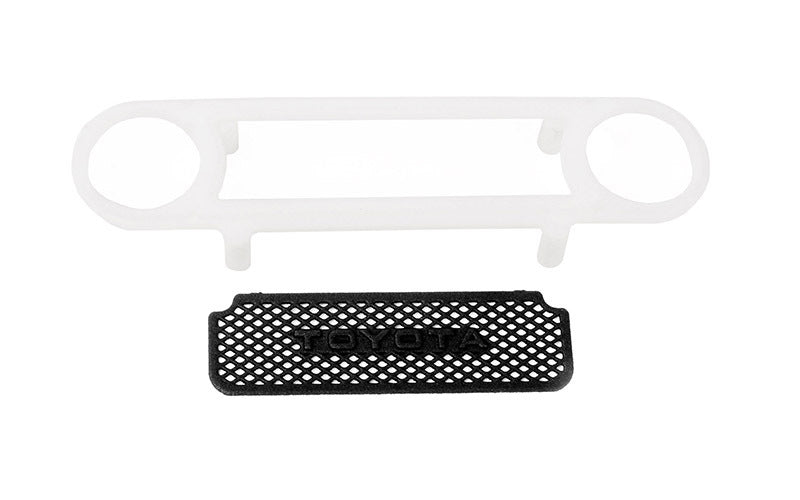 VVV-C1331 FJ40 White Grille for Vanquish VS4-10 Phoenix (Style A) RC 4WD