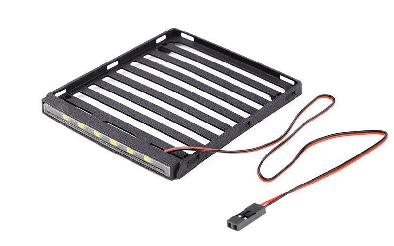 VVV-C1363 Flat Roof Rack w/ LED  for Axial SCX24 JT Gladiator RC 4WD