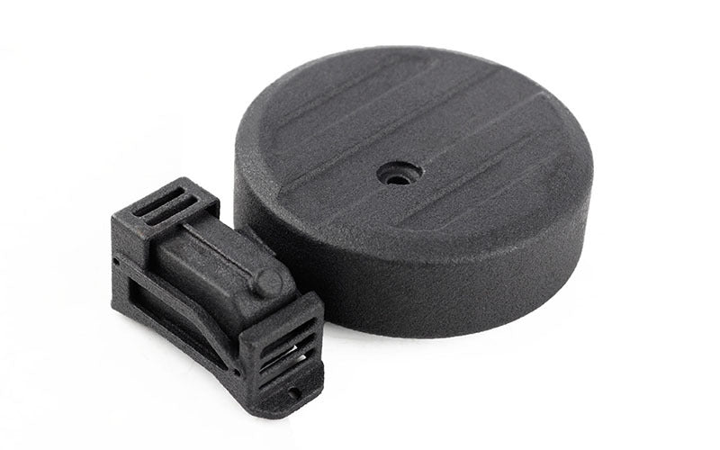 VVV-C1367 Spare Tire Holder w/ Fuel Tank for Axial SCX24 2021 Ford Bronco RC 4WD