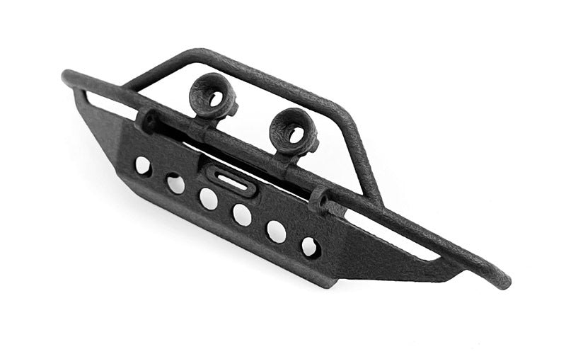 VVV-C1374 Front Tube Bumper w/ Bull Bar and Light Buckets for Axial SCX24 2021 Ford Bronco RC 4WD