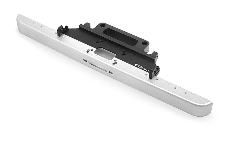 VVV-C1396 Classic Front Bumper for RC4WD Trail Finder 2 Truck Kit "LWB" W/ 1980 Toyota Land Cruiser FJ55 Lexan Body Set (Silver) RC 4WD