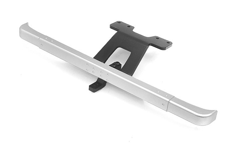VVV-C1402 Classic Rear Bumper W/Tow Bar for RC4WD Trail Finder 2 Truck Kit "LWB" W/ 1980 Toyota Land Cruiser FJ55 Lexan Body Set (Silver) RC 4WD