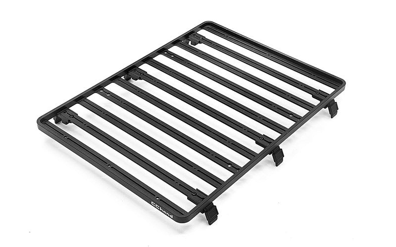 VVV-C1411 Flat Roof Rack for RC4WD Trail Finder 2 Truck Kit "LWB" W/ 1980 Toyota Land Cruiser FJ55 Lexan Body Set RC 4WD