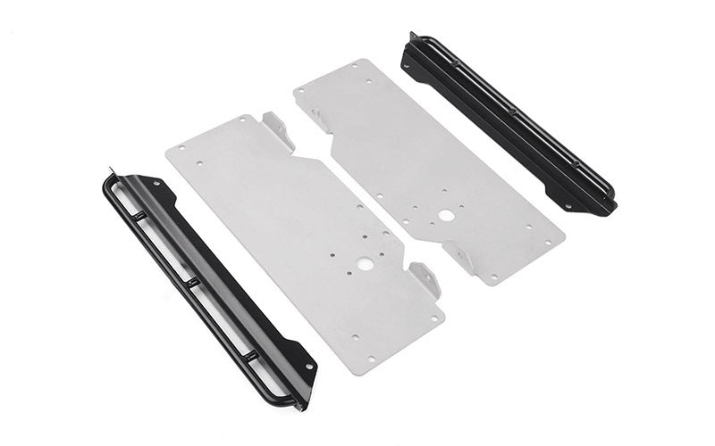VVV-C1418 Chassis Side Guard W/ Sliders for RC4WD Trail Finder 2 Truck Kit "LWB" W/ 1980 Toyota Land Cruiser FJ55 Lexan Body Set RC 4WD
