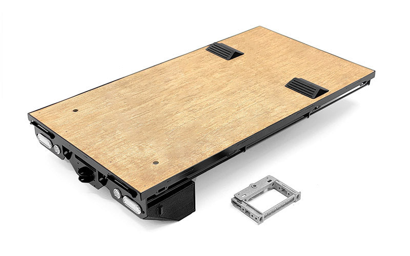 VVV-C1445 Wood Rear Bed w/ Tool Boxes for Traxxas TRX-6 Ultimate RC Hauler RC 4WD