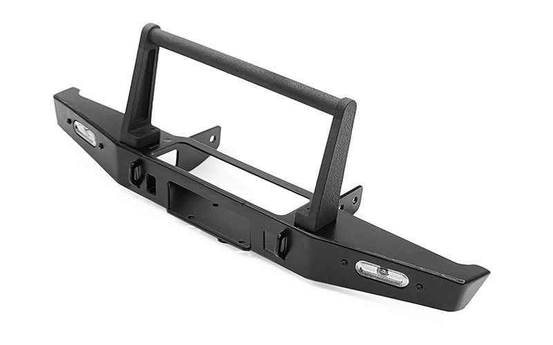 VVV-C1467 Spartan Front Bumper w/ Bull Bar and Lights RC 4WD