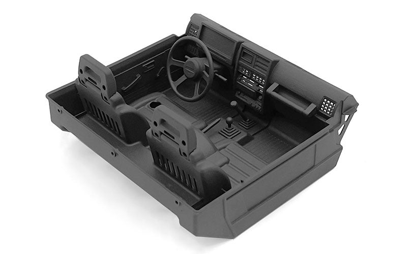 VVV-C5001 Detailed Interior Cab for Enduro Bushido (Black) RC 4WD