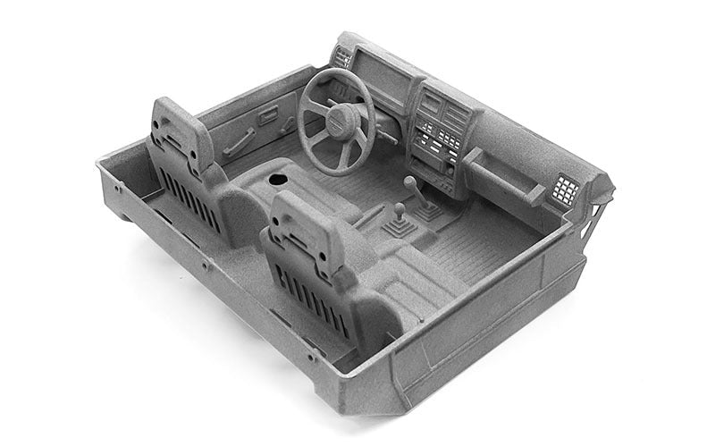 VVV-C5002 Detailed Interior Cab for Enduro Bushido (Gray) RC 4WD
