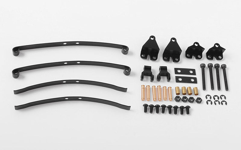 VVV-S0181 Scale Semi Truck Front Leaf Spring Assembly Set RC 4WD