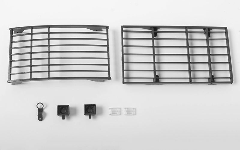 VVV-S0186 1/14 Scale Earth Digger 360L Cab Window Protective Screens RC 4WD