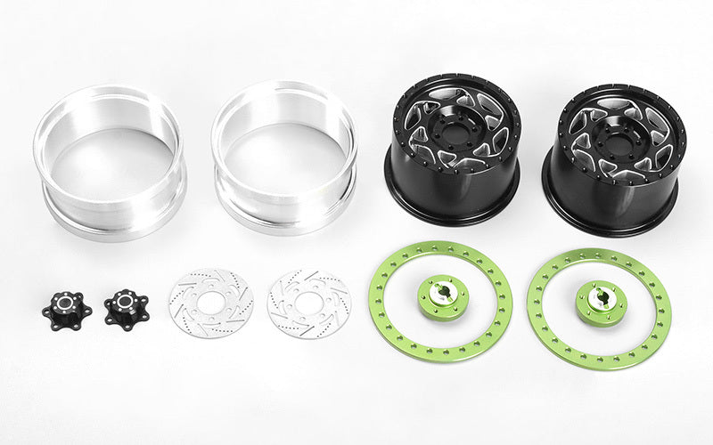 VVV-S0228 Kazaguruma 2.2" Beadlock Wheels RC 4WD