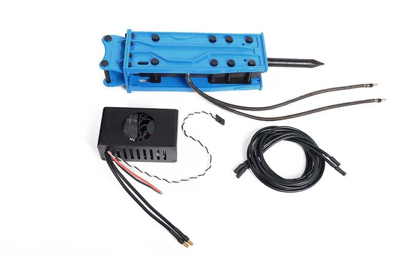 VVV-S0244 Breaker / Hammer Accessory for 1/14 Scale RTR Earth Digger 360L Hydraulic Excavator (Blue) RC 4WD