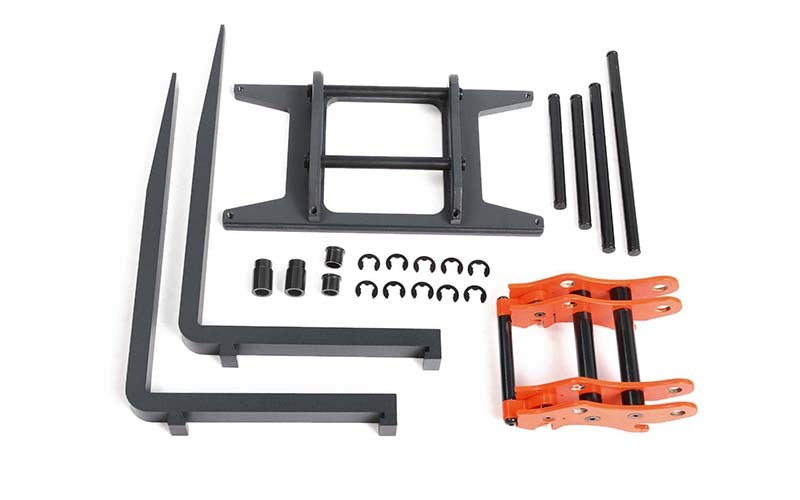 VVV-S0248 Quick Connect Pallet Fork Attachment for 1/14 Scale Earth Mover 870K Hydraulic Wheel Loader RC 4WD