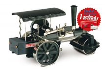 Wilesco D 398 Steam Roller black/nickel with RC Control W00398