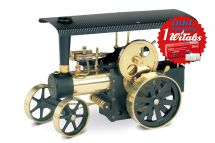 Wilesco D 406 Steam Traction Engine black/brass W00406