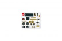 Wilesco D 416 Steam Traction Engine Kit, black/brass W00416