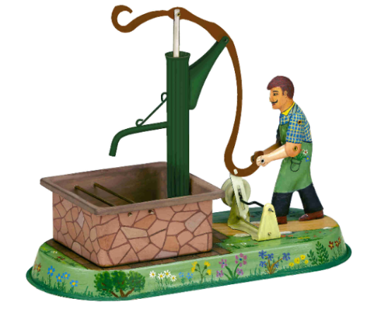 Wilesco M 88 Pump on the village green W00880