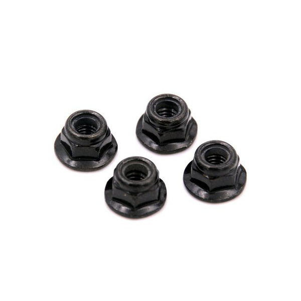 WL104001-1910 M4 Black flange lock nut