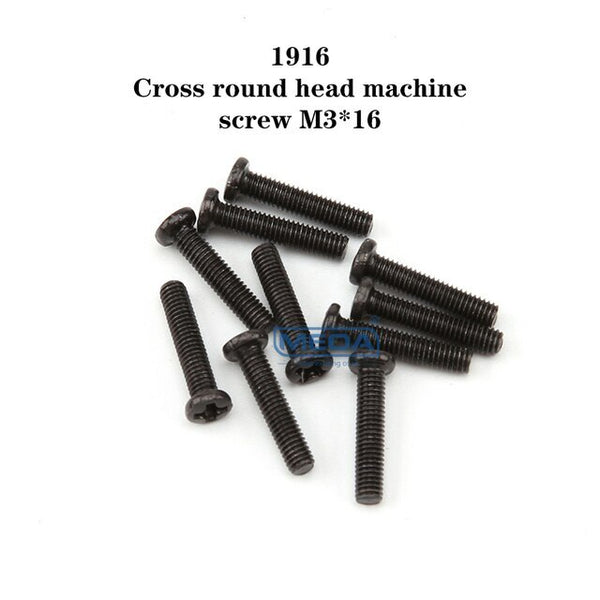 WL104001-1916 Phillips round head machine screw 3*16PM