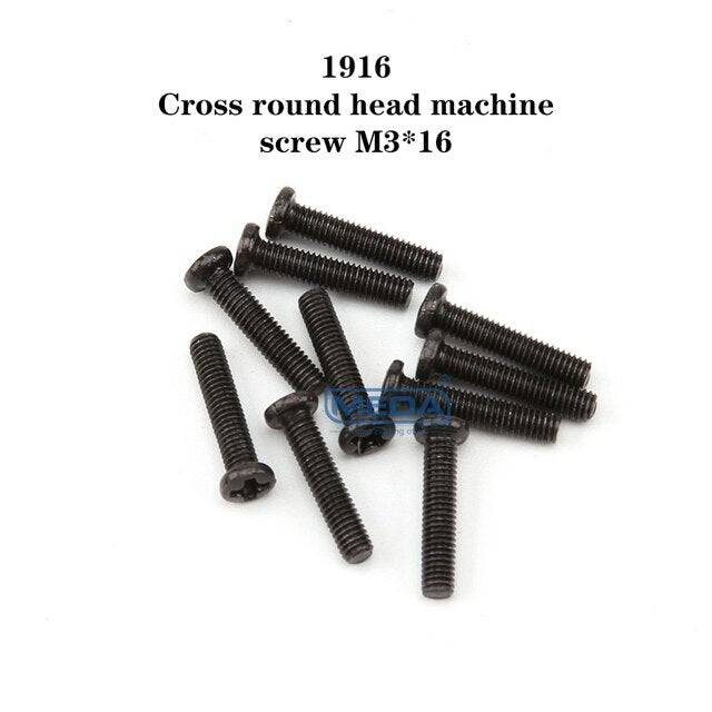 WL104001-1916 Phillips round head machine screw 3*16PM