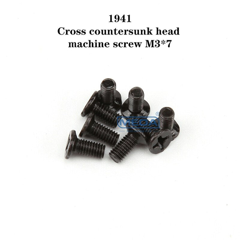 WL104001-1941 Cross countersunk head machine screw 3*7KM