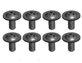 WL12428-069 Phillips pan head with media screws 2.0*4 PMW
