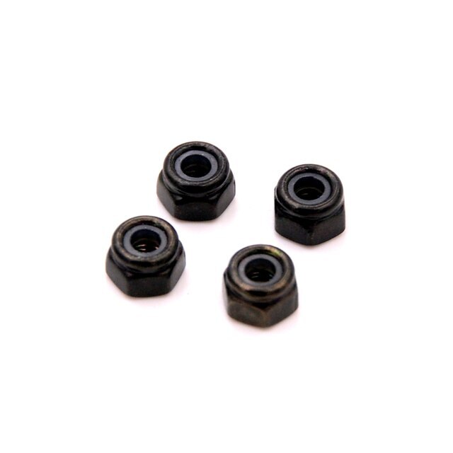 WL16800-1670 M3 lock nut carbon steel black zinc plated group WL TOYS