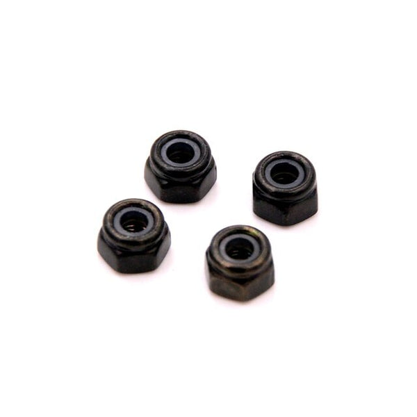 WL16800-1670 M3 lock nut carbon steel black zinc plated group