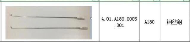 WLA180-0005 Steel wire group