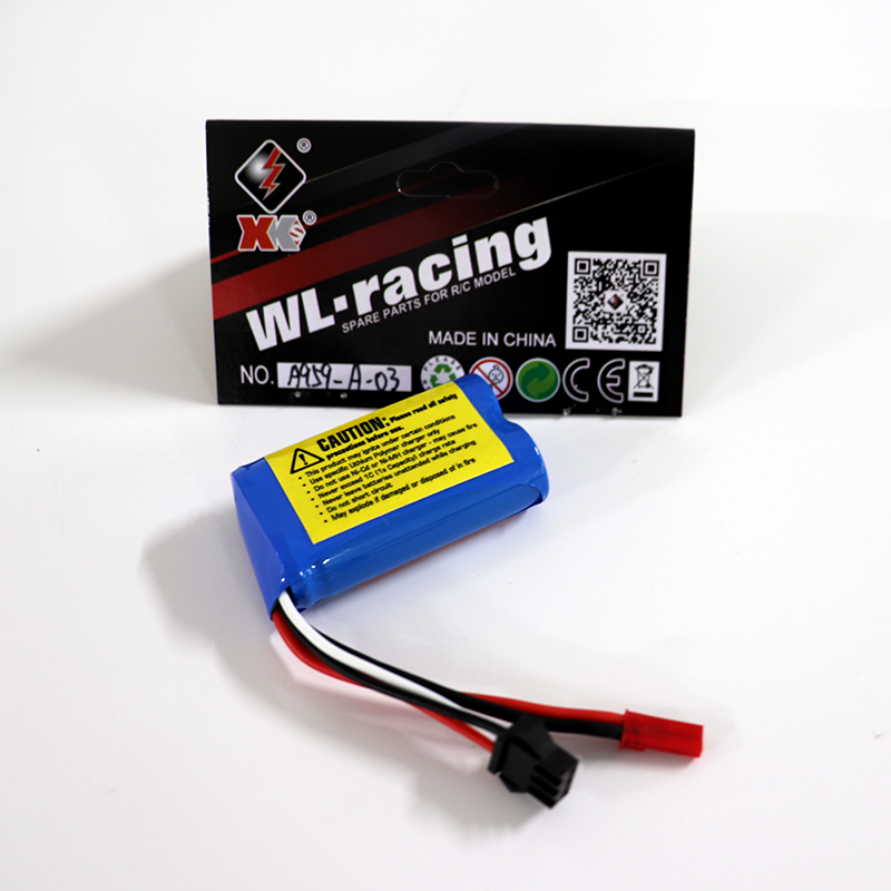 WLA959-A-03 6.4V 750mah Lion Battery JST/Black plug WL TOYS
