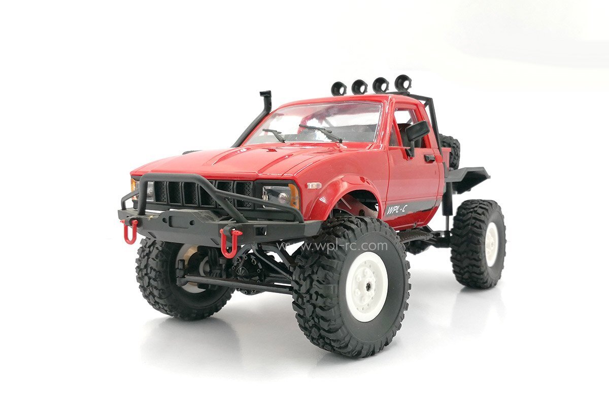 WPL C14 1/16 RC Single Cab Short-Bed RTR Red WPL-C14-RED