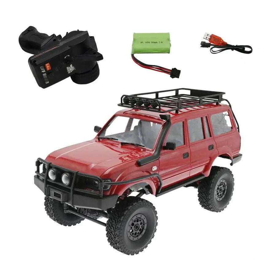 WPL 1/16 4WD Truck RTR RC Crawler (Red) WPL-C54-1-RED
