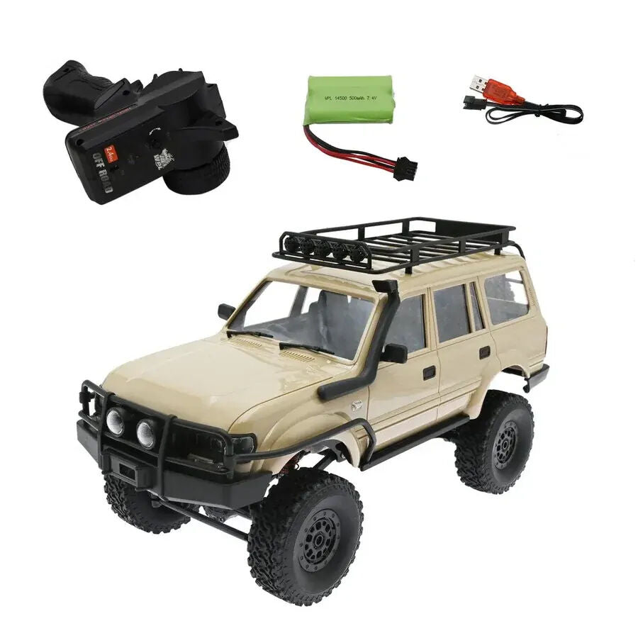 WPL 1/16 4WD Truck RTR RC Crawler (Beige) WPL-C54-1-YELLOW