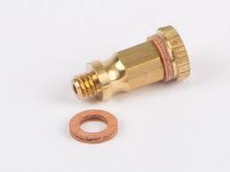 Wilesco Oiler Filler Cap. Complete With Screw. Polished Brass WSP1502