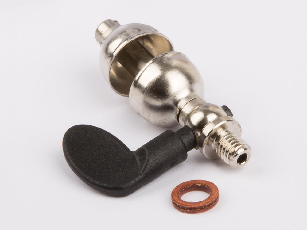 Wilesco Dome Steam Whistle. Thread M5. With Plastic Handle (D5.6.8.10. WSP1522