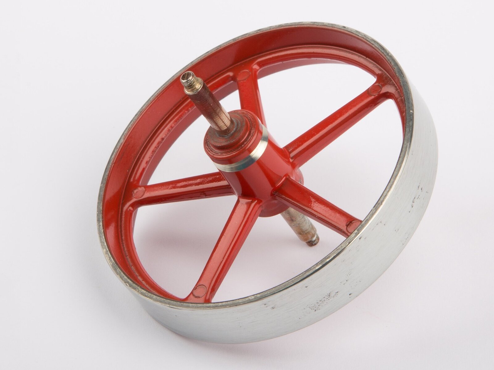 Wilesco Flywheel. 70 mm Diameter. With Axle (D10) WSP1675