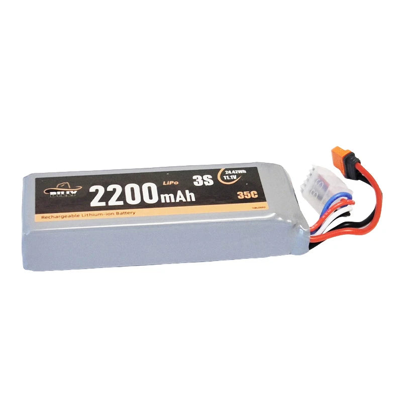 Billy RC 2200mAh 3S 11.1V LiPo Battery with IC2 Connector, Arrma Grom - YJBLD002