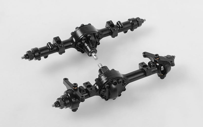 Z-A0117 Yota II 1/18 Cast Front and Rear Axle Set RC 4WD