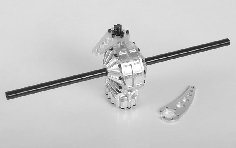 Z-A0130 º Scale Aluminum Rear Axle with Quick Change Gears (Skellenger Style) RC 4WD
