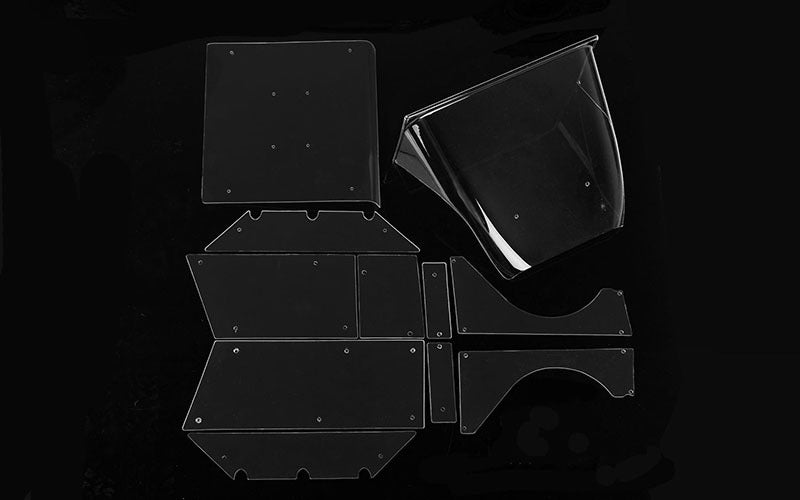 Z-B0001 RC4WD Lexan Body Panel Set for Miller Motorsports Pro Rock Racer (Clear) RC 4WD